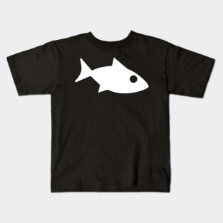 Tetra Fish (White) Kids T-Shirt